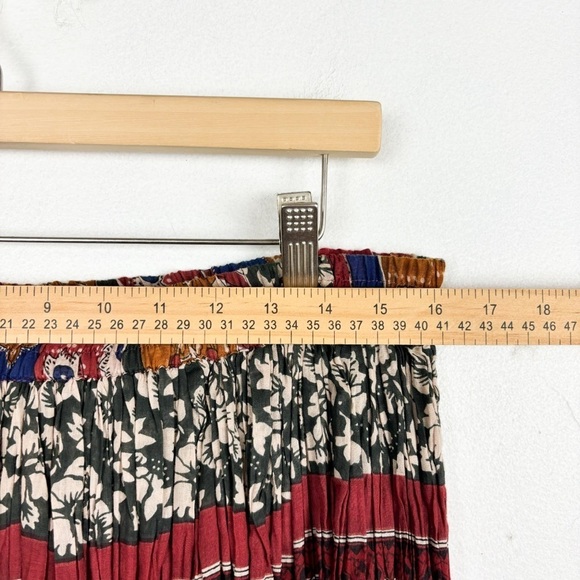 Vintage Casual Corner & Co Boho Elastic Waist Midi Skirt Sz M - Picture 4 of 7